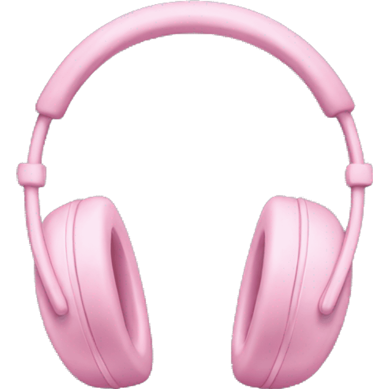 light pink headphones  emoji