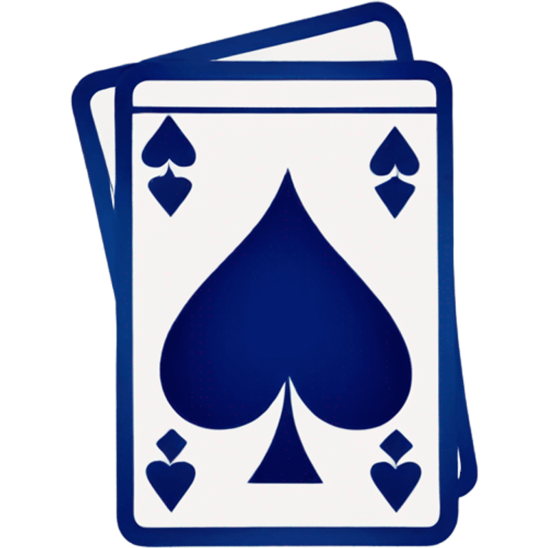 playing card that is dark blue emoji