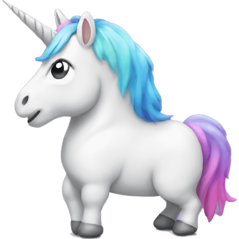 unicorn squatting emoji