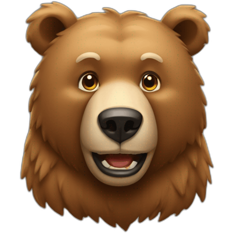 the bear emoji