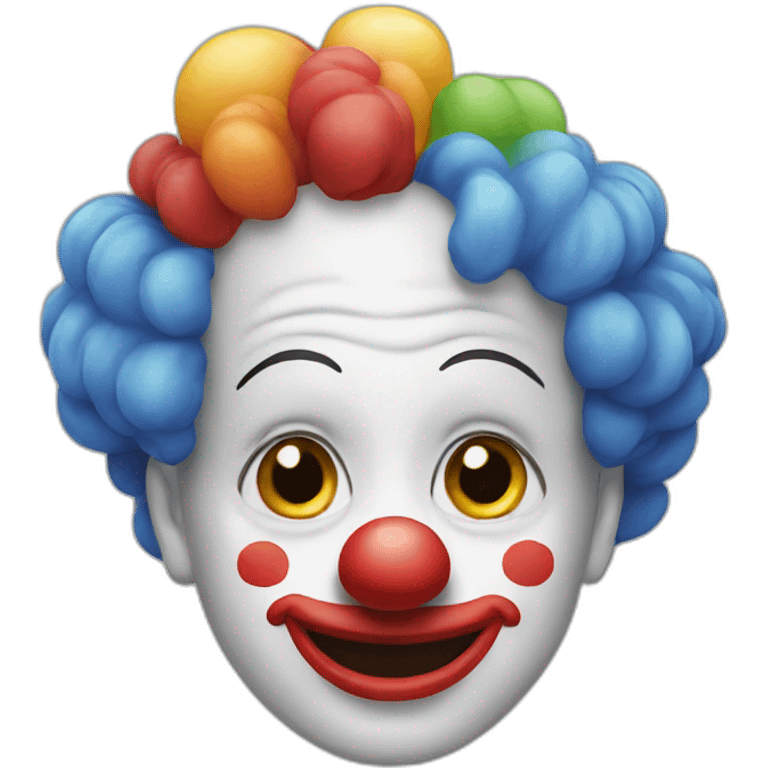 clown head emoji