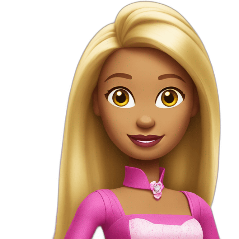 Shrek as Barbie emoji