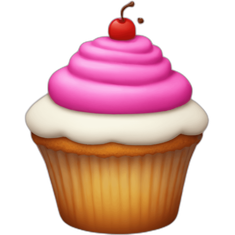 a fat cupcake emoji