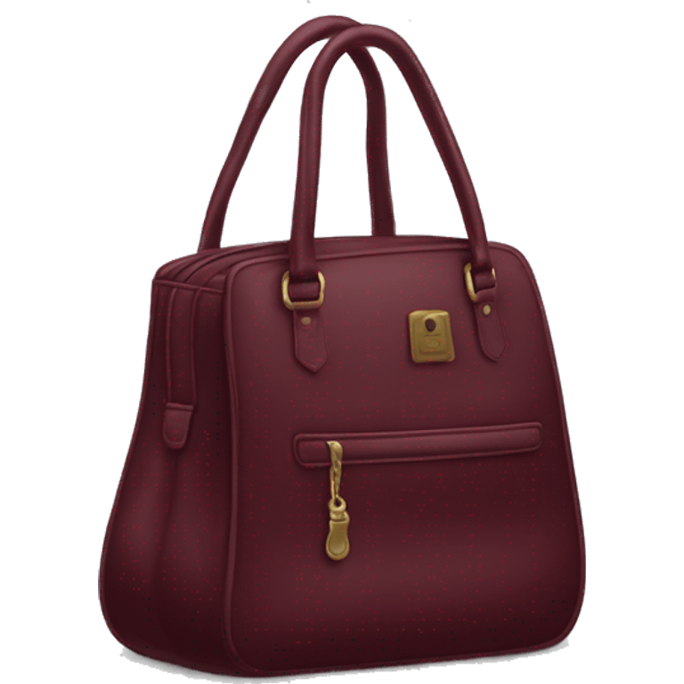 maroon louis vioutton bag emoji