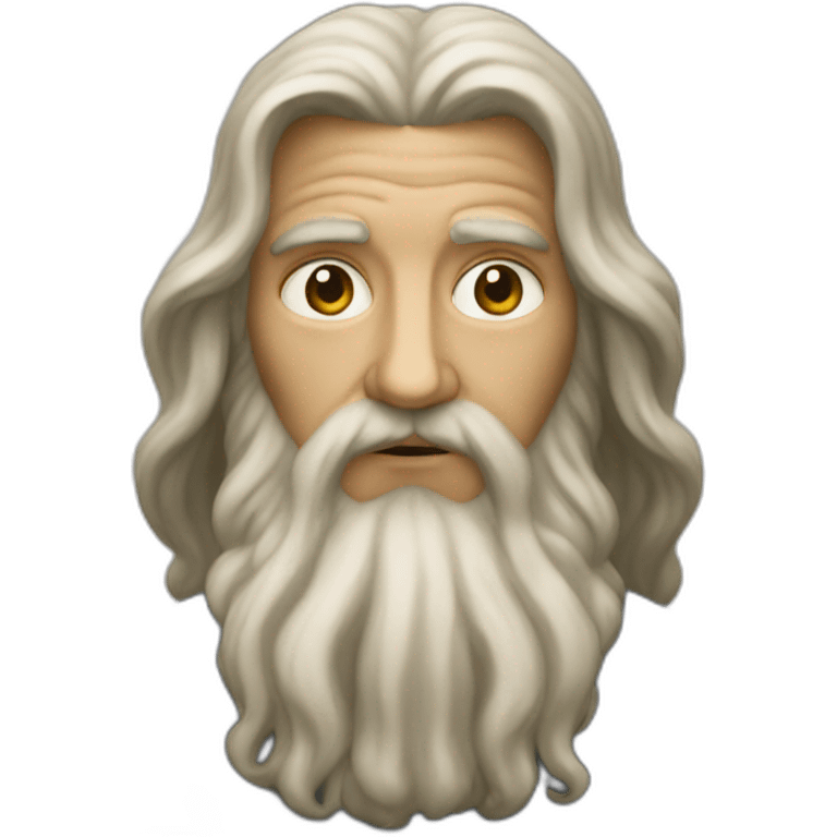 modern leonardo da vinci emoji