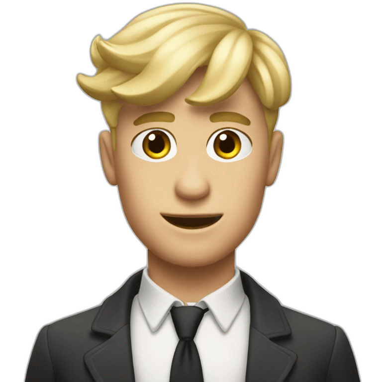 Peaky blonders salut emoji