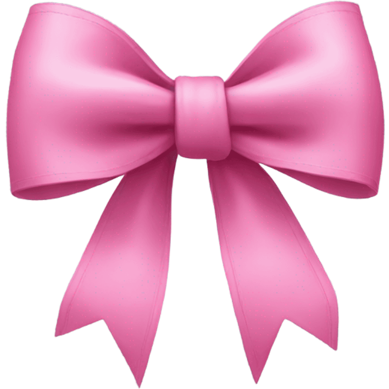 Pink coquette bow emoji