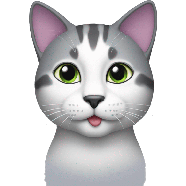 cat with Telus logo emoji