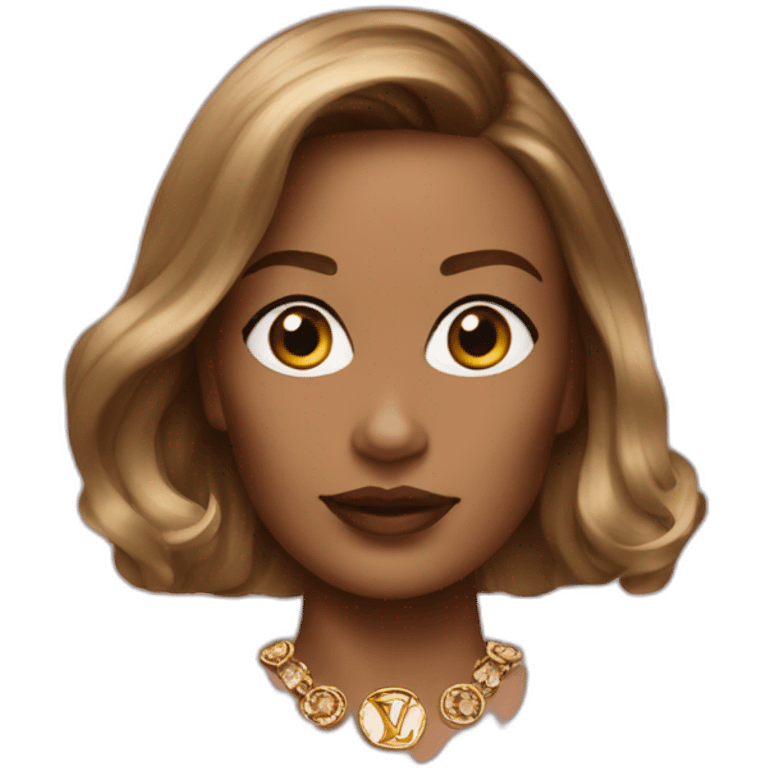 louis vuitton fancy woman emoji