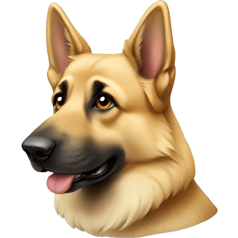 Blonde German Shepard emoji