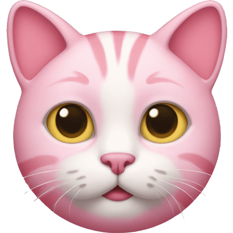 Pink cat emoji