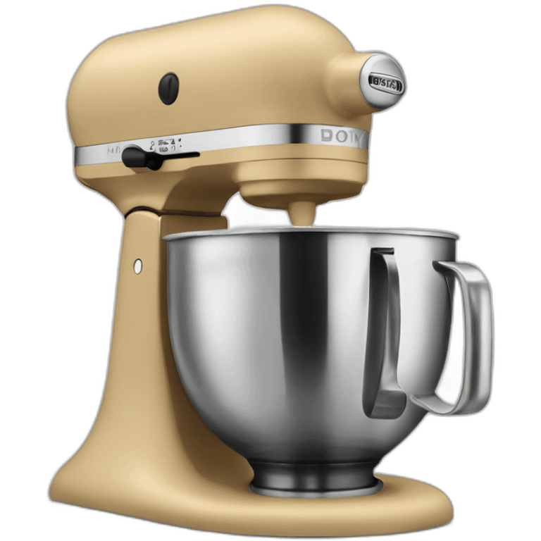 Pilsbury doughboy in a stand mixer emoji