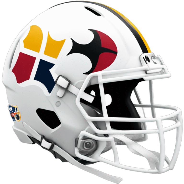 Steelers helmet with logo emoji