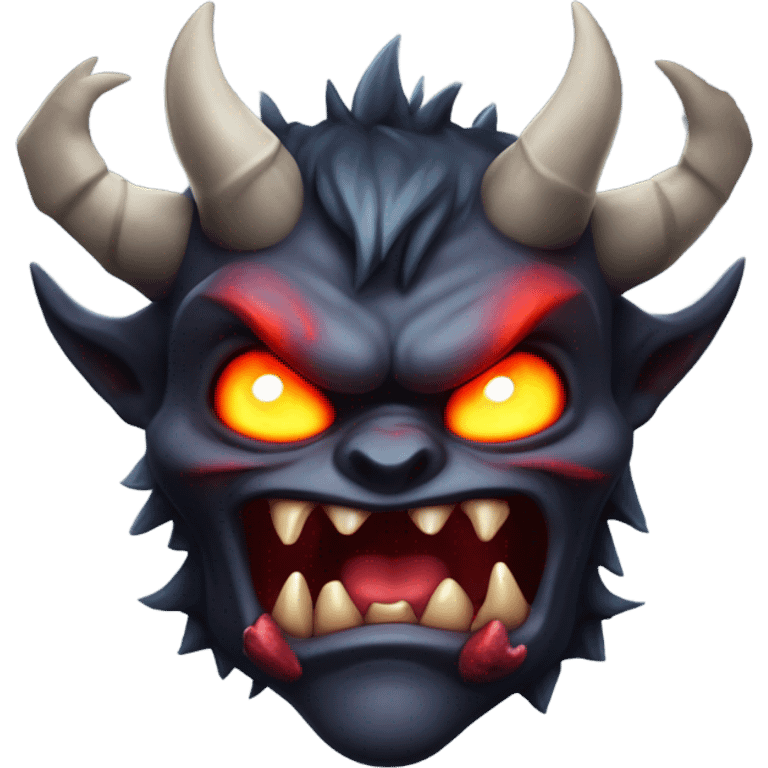 A very scary demon  emoji