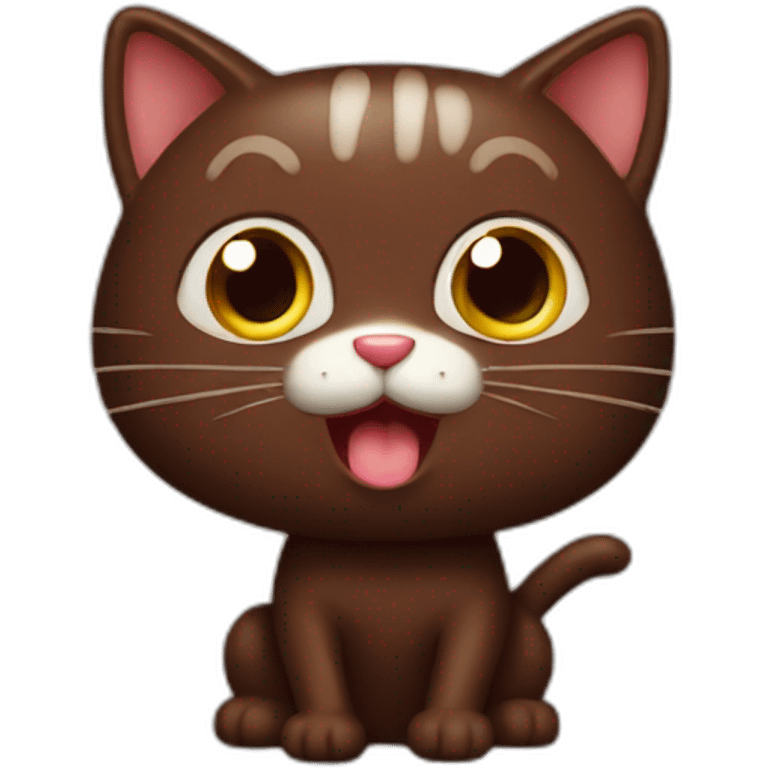 chocolate cat emoji