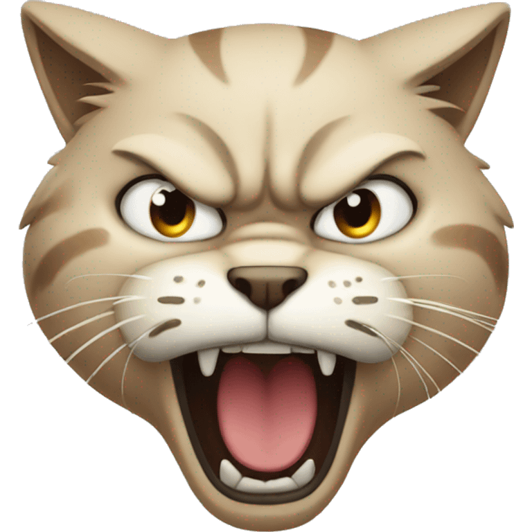 Angry cat emoji