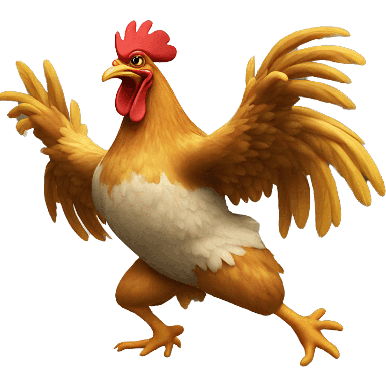 street dancing chicken emoji