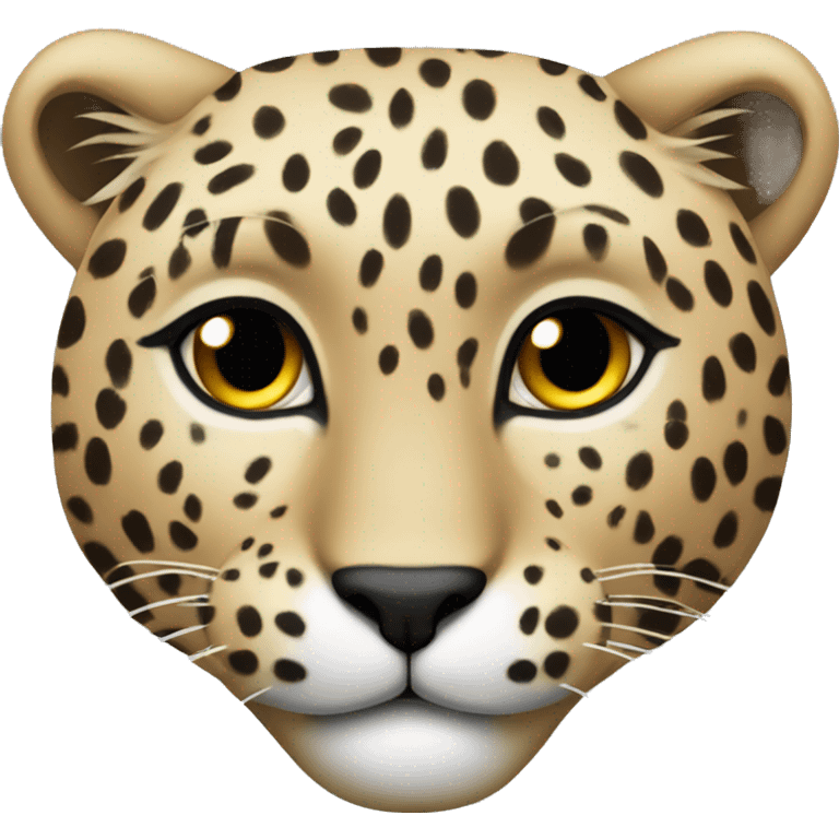 Leopard hjärta emoji