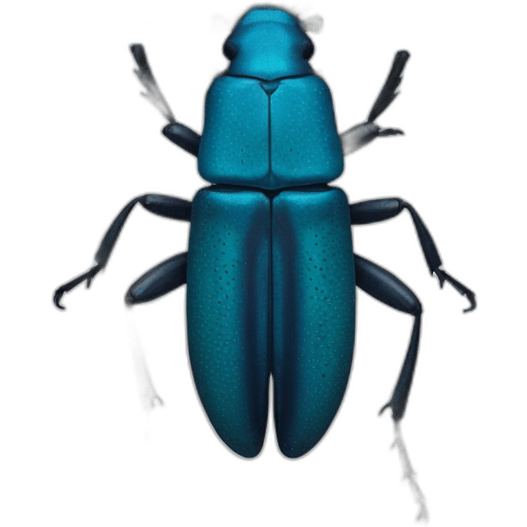 longhorn beetle blue dot emoji