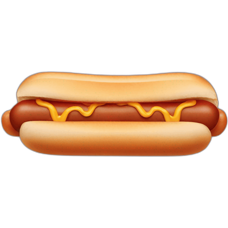 Dog in hot dog  emoji