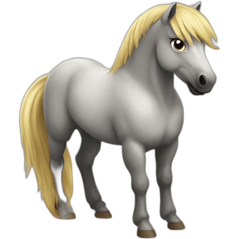 fat-pony-play-tvgame emoji