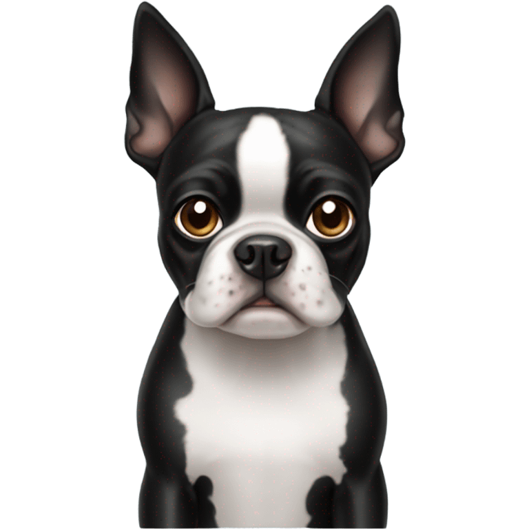 boston terrier  emoji