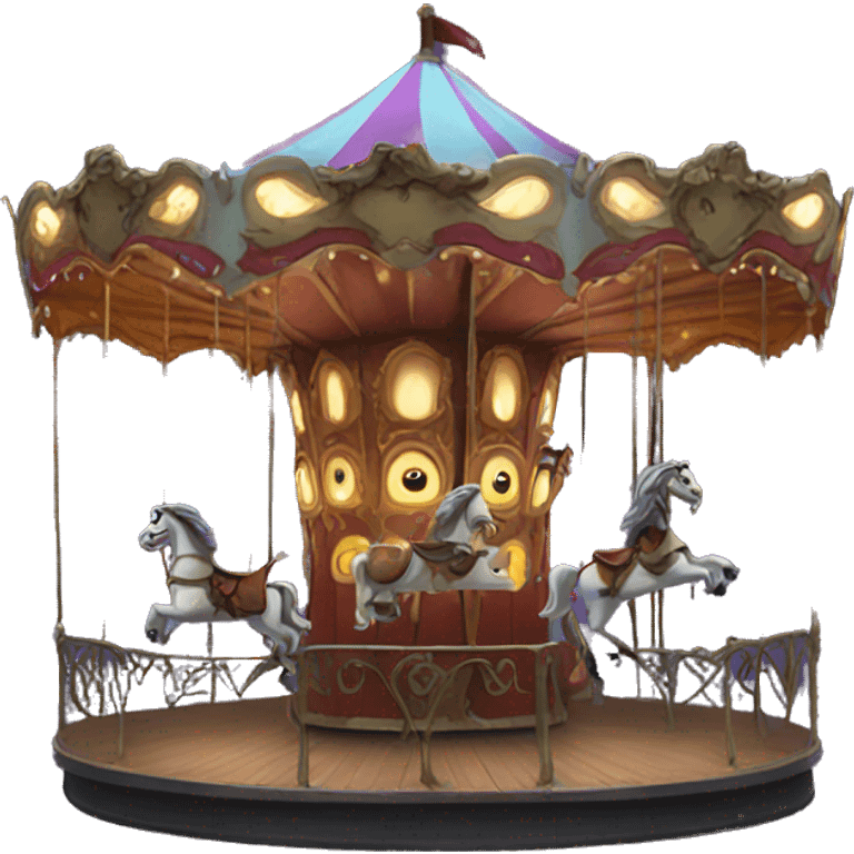 Haunted carousel  emoji