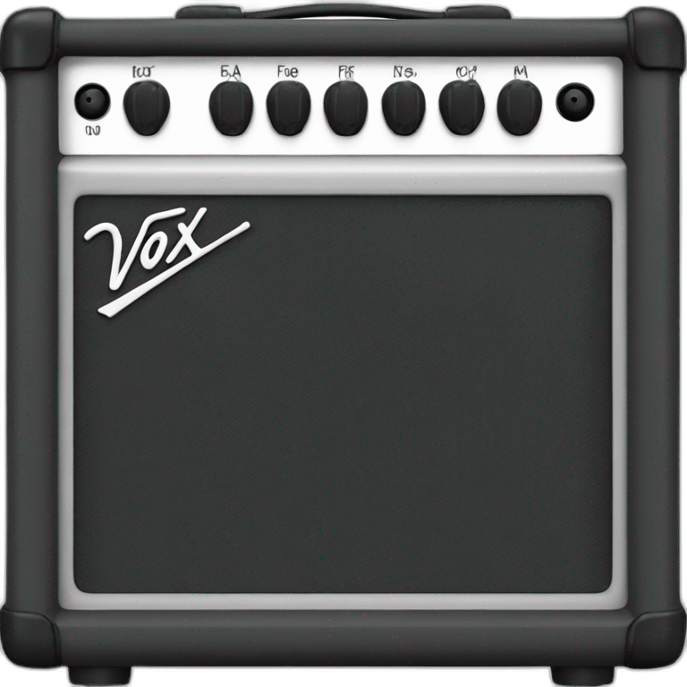 Amplificateur guitare vox emoji