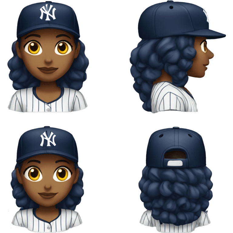 Female Yankees  emoji