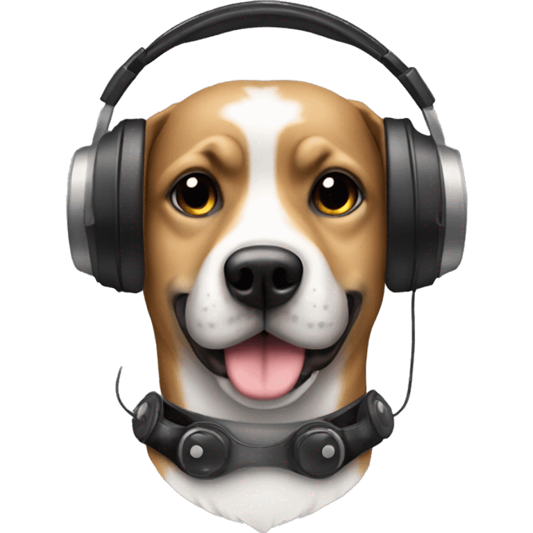 chien dj  emoji