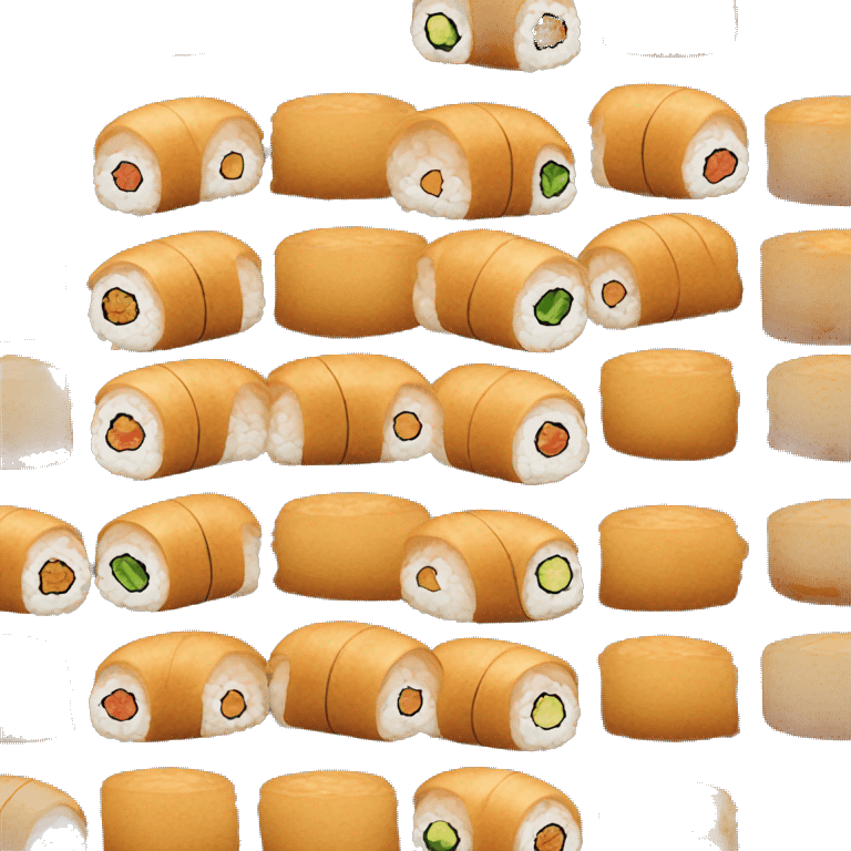 Fried sushi roll emoji