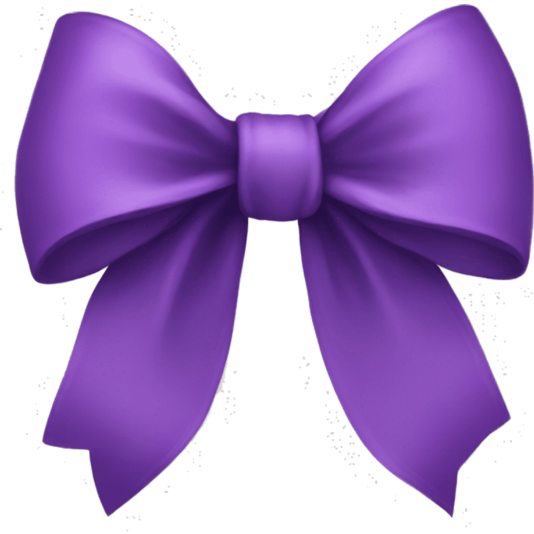 Purple bow emoji