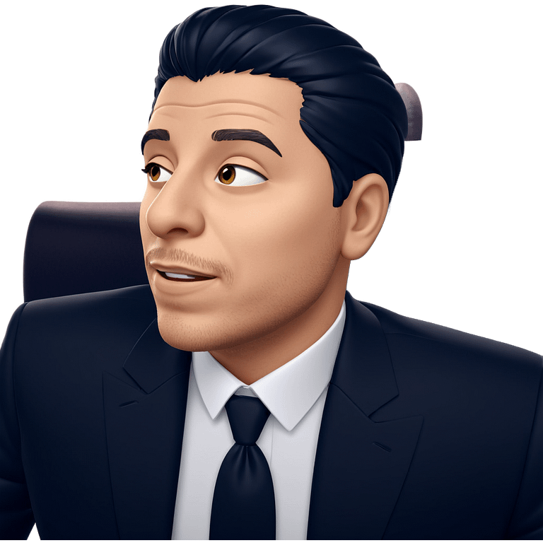 suave gentleman in formal attire emoji