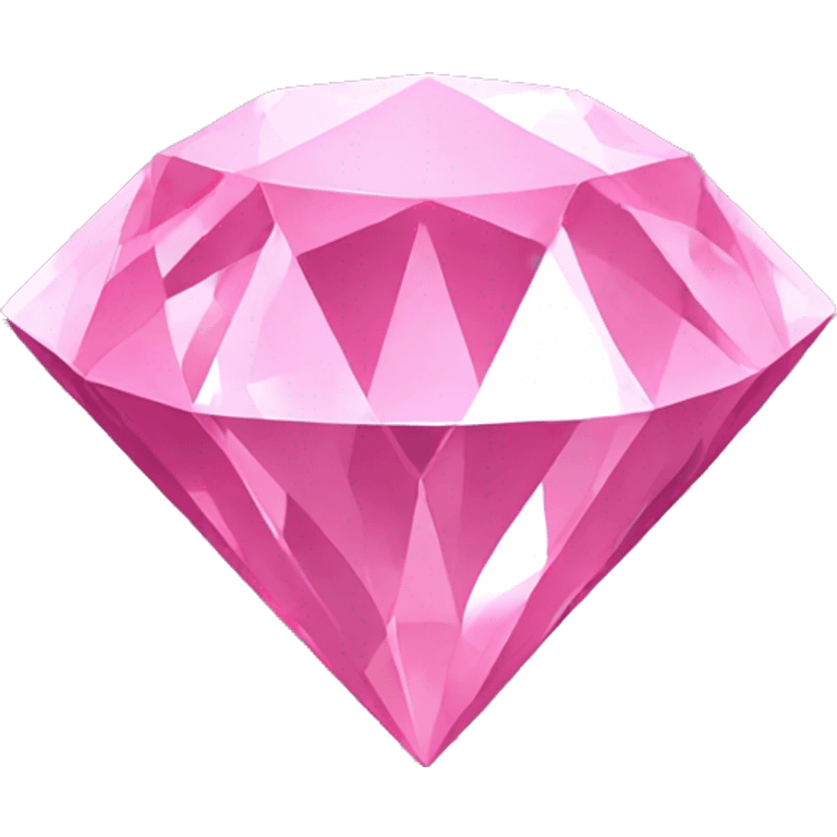 Pink diamond emoji