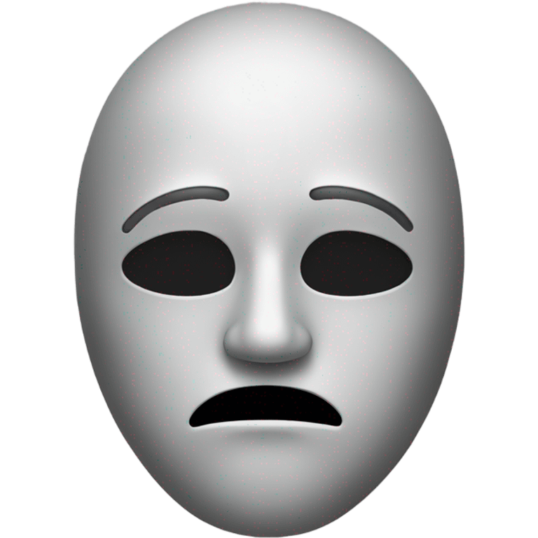 Mask for my sadness  emoji