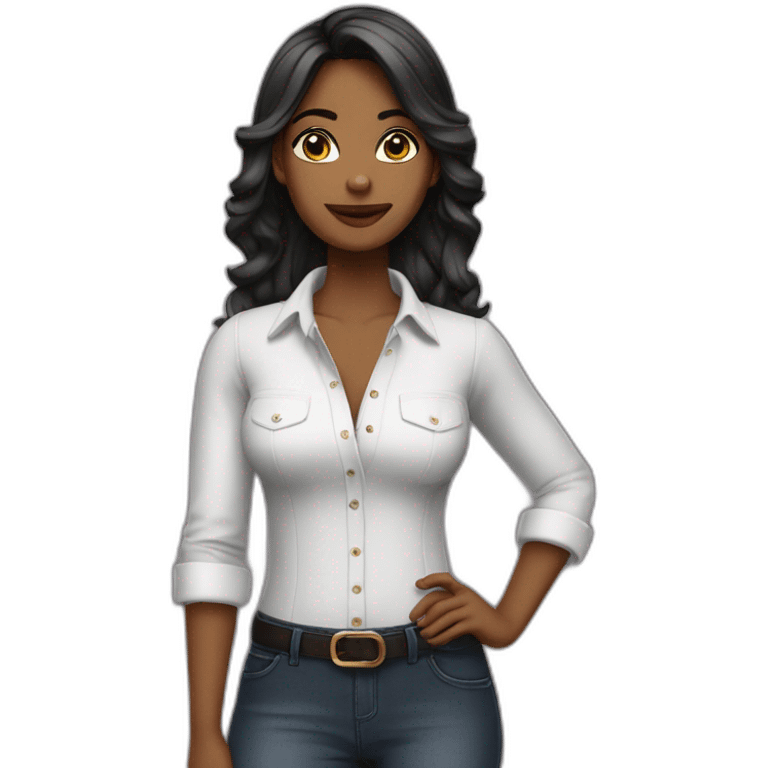 sexy work appropriate girl (full body) emoji