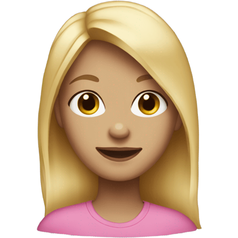 a girl named mckenzie that’s blonde emoji