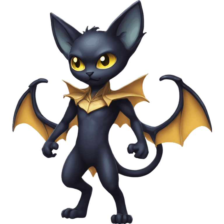 Dark-type-Psychic-type-Fakémon-Bat-Cat full body emoji