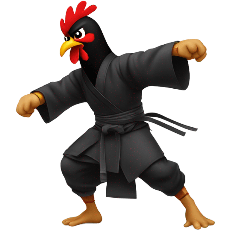 Chicken ninja emoji