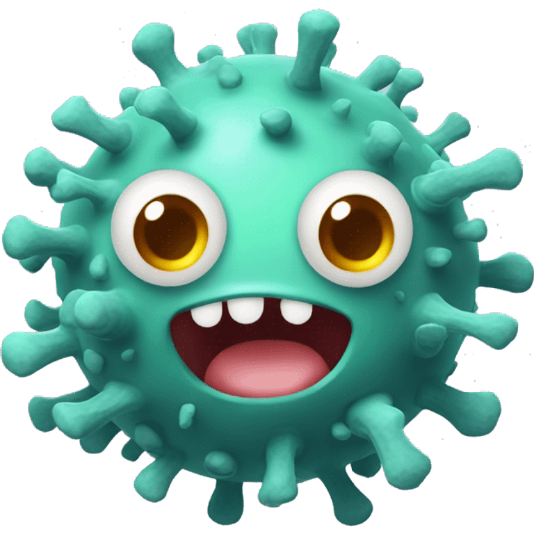 Cute Varicella zoster virus emoji