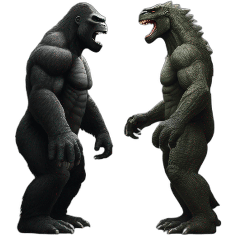 King kong vs Godzilla  emoji