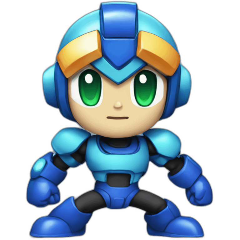 Megaman x con ropq emoji