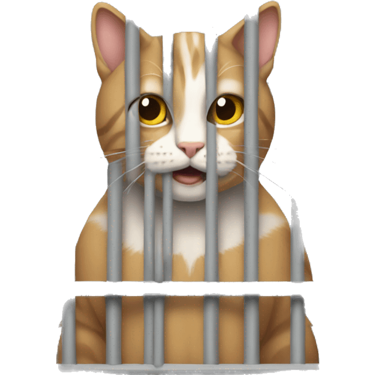 cat in jail emoji