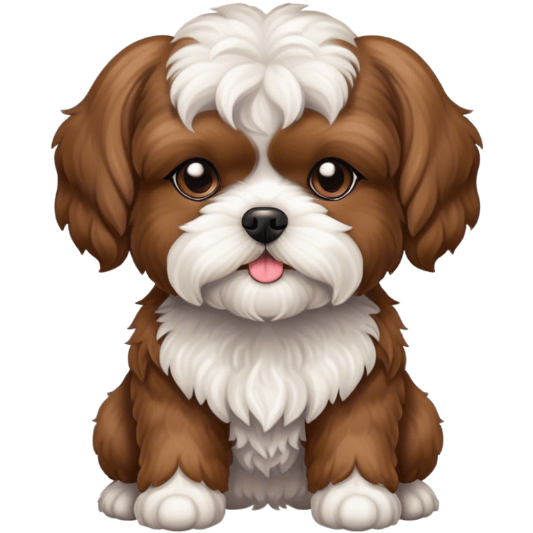 Shitsu crossed mini poodle emoji