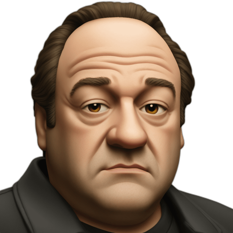 Tony Soprano sad face emoji