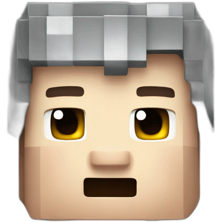 Minecraft steve emoji