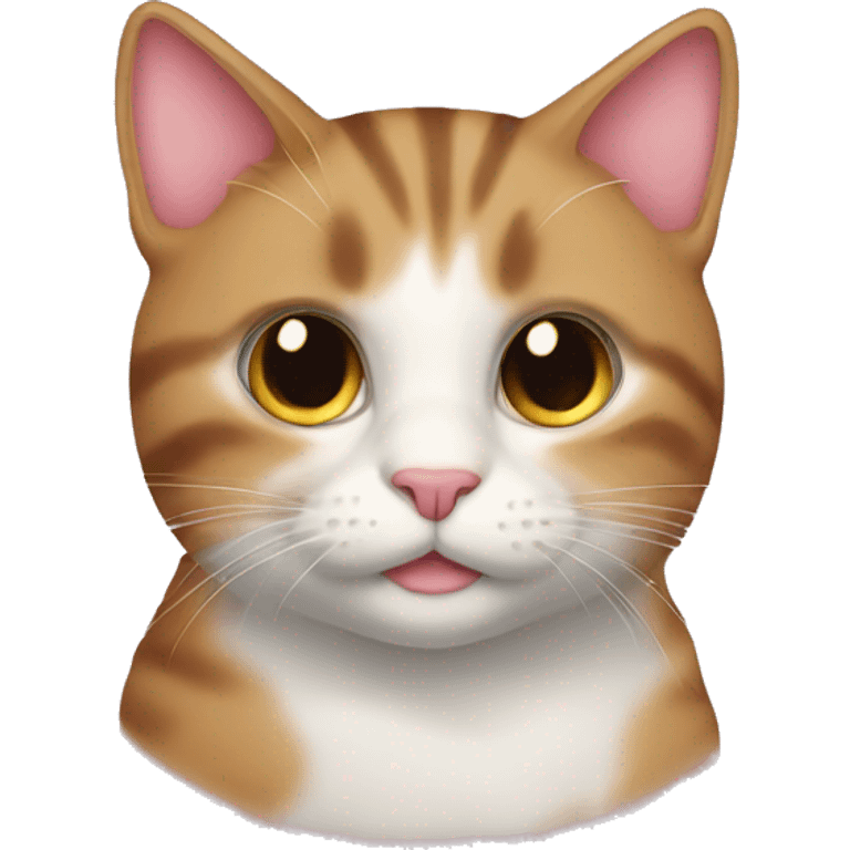 Cat deeply in love  emoji