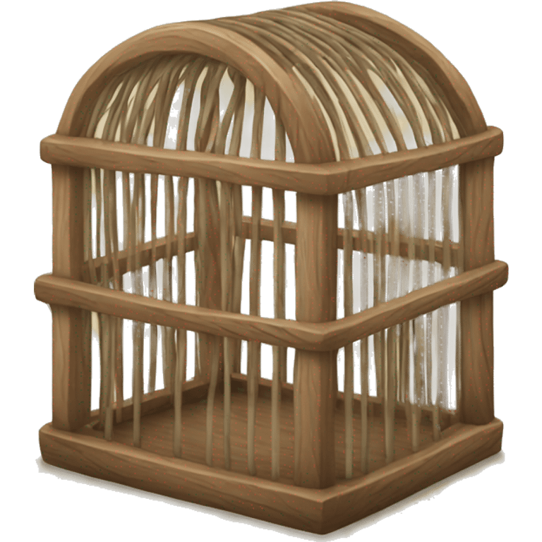 wooden cage emoji