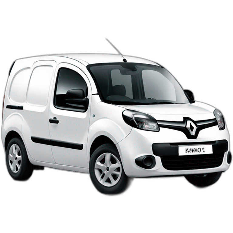 renault kangoo blanc de côté sans barres de toi emoji