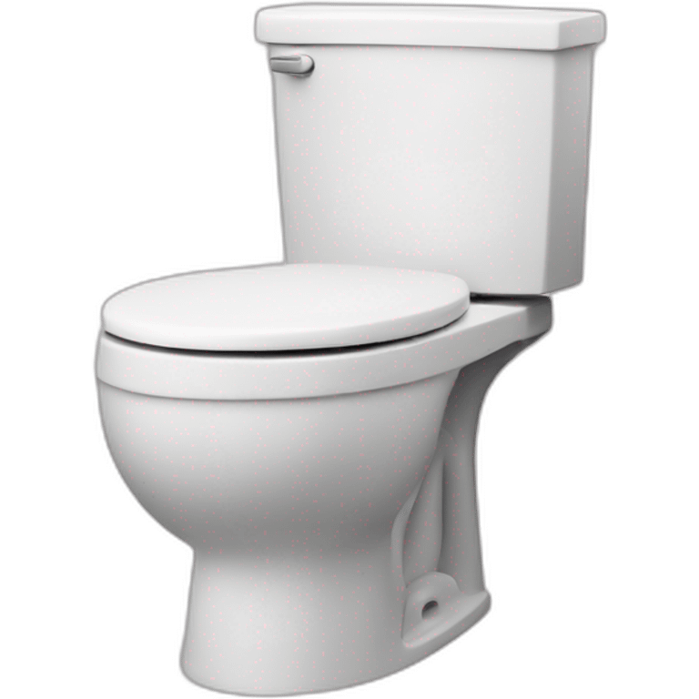 A toilet emoji